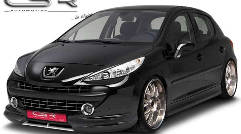 Prelungire Bara Fata Spoiler Peugeot 207 toate modelele 2006-6 2009 CSR-FA190