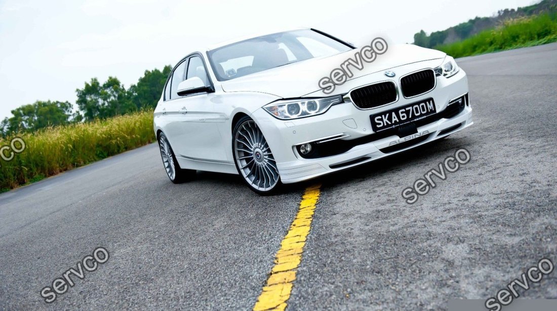 Prelungire bara fata tuning sport spoiler BMW F30 F31 Seria 3 Alpina 2012-2016 v5