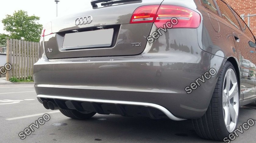 Prelungire bara spate Audi A3 8P Coupe Sportback Facelift Sline 2008-2012 v3