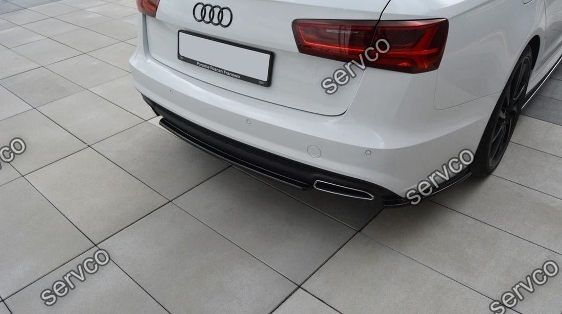 Prelungire bara spate Audi A6 C7 4G Avant S-line FL 2014- 2018 v2