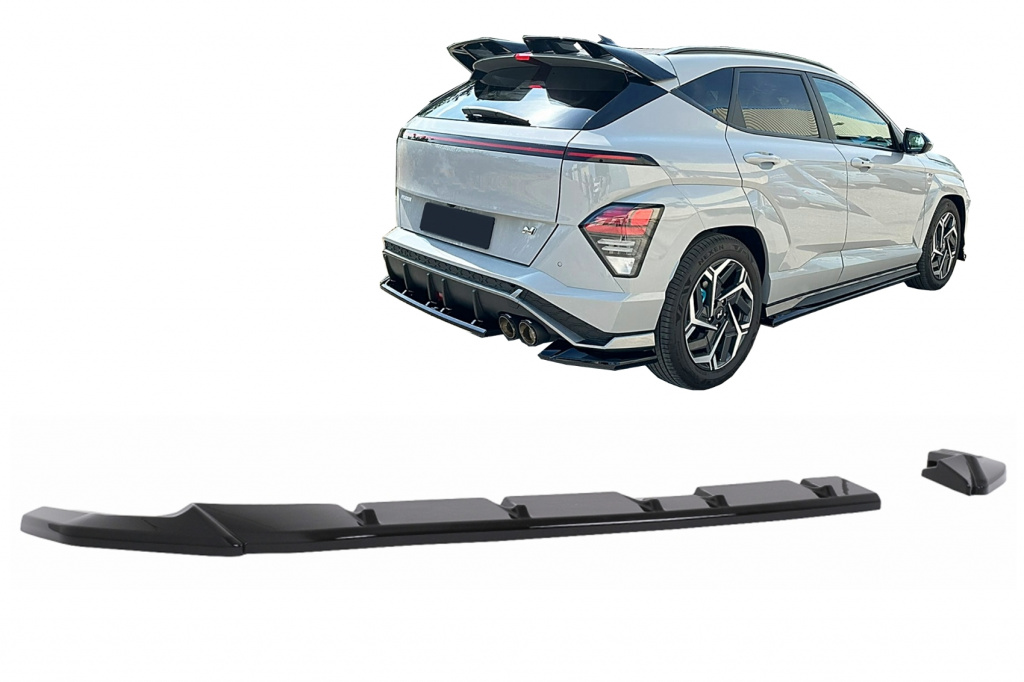 Prelungire Bara Spate Compatibil Cu Hyundai Kona 2 2023-2027 N-Line Negru RBSHYKMK2