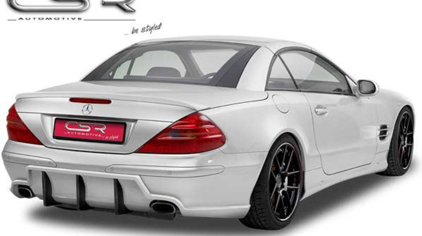 Prelungire Bara Spate Difuzor Mercedes Benz SL-Klasse R230 toate variantele auer AMG 10/2001-2008 HA104