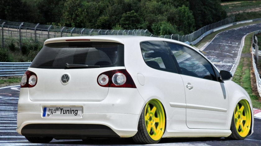 Prelungire bara spate fusta in R32 Clean Look, nu se potriveste pe Modell Variant pentru VW Golf 5, 1K 2003-2008 pentru toate variantele se potriveste , nu se potriveste pe Golf Plus cod produs INE-200045-ABS