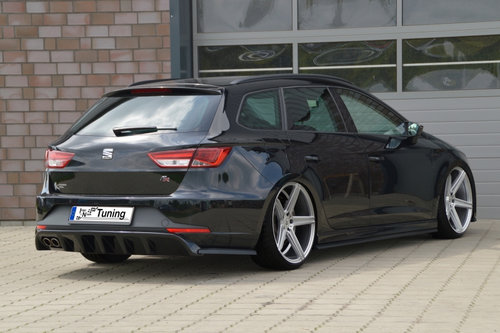 Prelungire bara spate fusta inkl. Difuzor Difusse bara spate prelungire 3 tlg. pentru Seat Leon 3, 5...