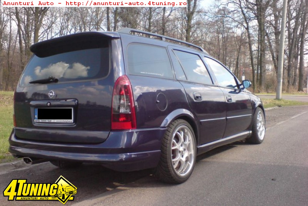 Prelungire bara spate fusta spoiler OPC line Opel Astra G caravan
