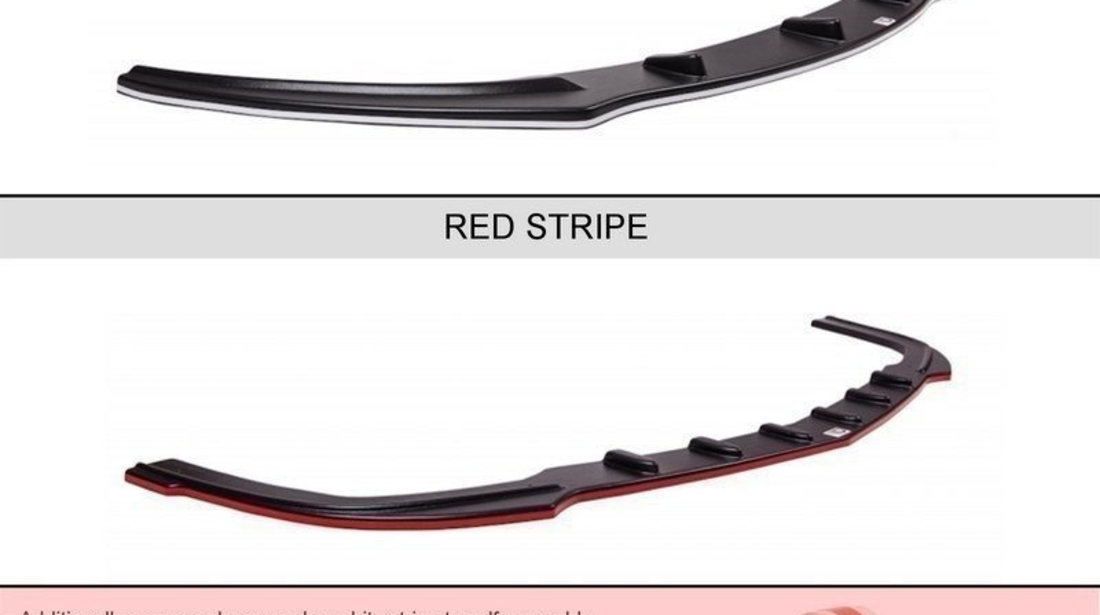 Prelungire Bara Spate Lip Splitter AUDI RS4 B5 ( cu a vertical bar) AU-RS4-B5-RSD1+RD1C