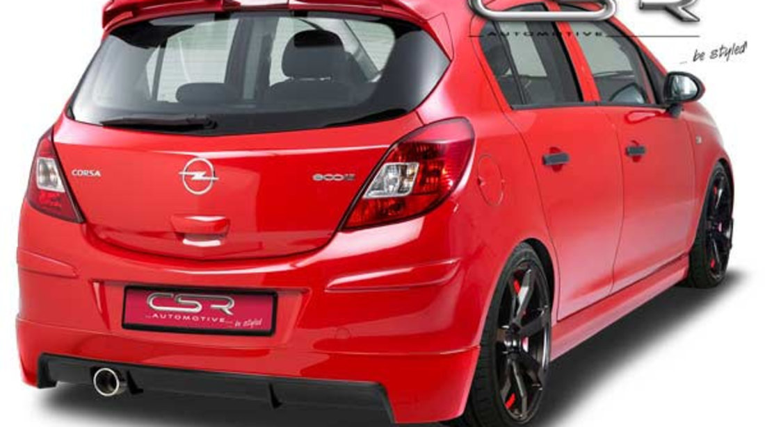 Prelungire bara spate Spoiler Difuzor Opel Corsa D ab 2006 CSR-HA054