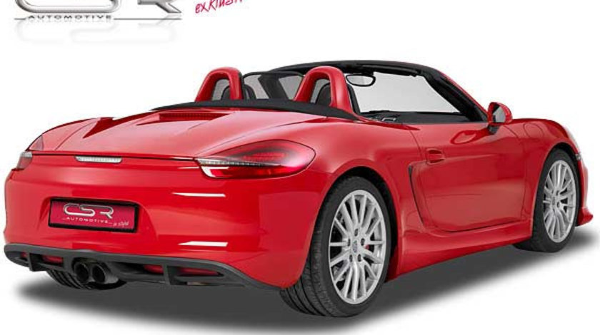 Prelungire bara spate Spoiler Difuzor Porsche Boxster 981 / Cayman 981c ab 2012 (Boxster) / ab 2013 (Cayman) CSR-HA118