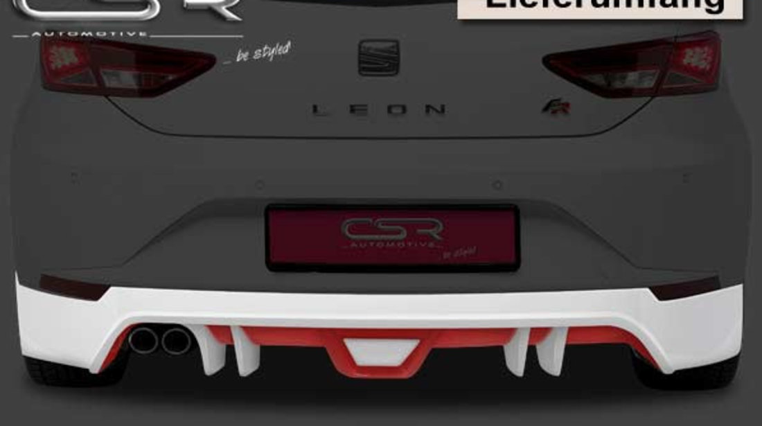 Prelungire bara spate Spoiler Difuzor Seat Leon III Typ 5F ab 2012 CSR-HA110