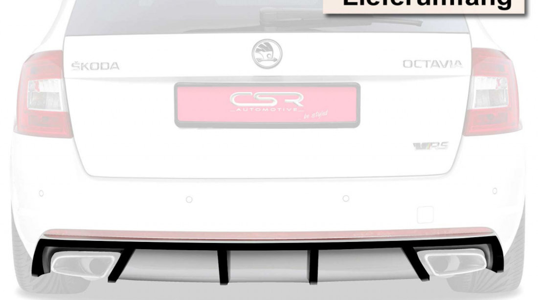 Prelungire bara spate Spoiler Difuzor Skoda Octavia 3 Typ 5E ab 12/2012 CSR-HA130