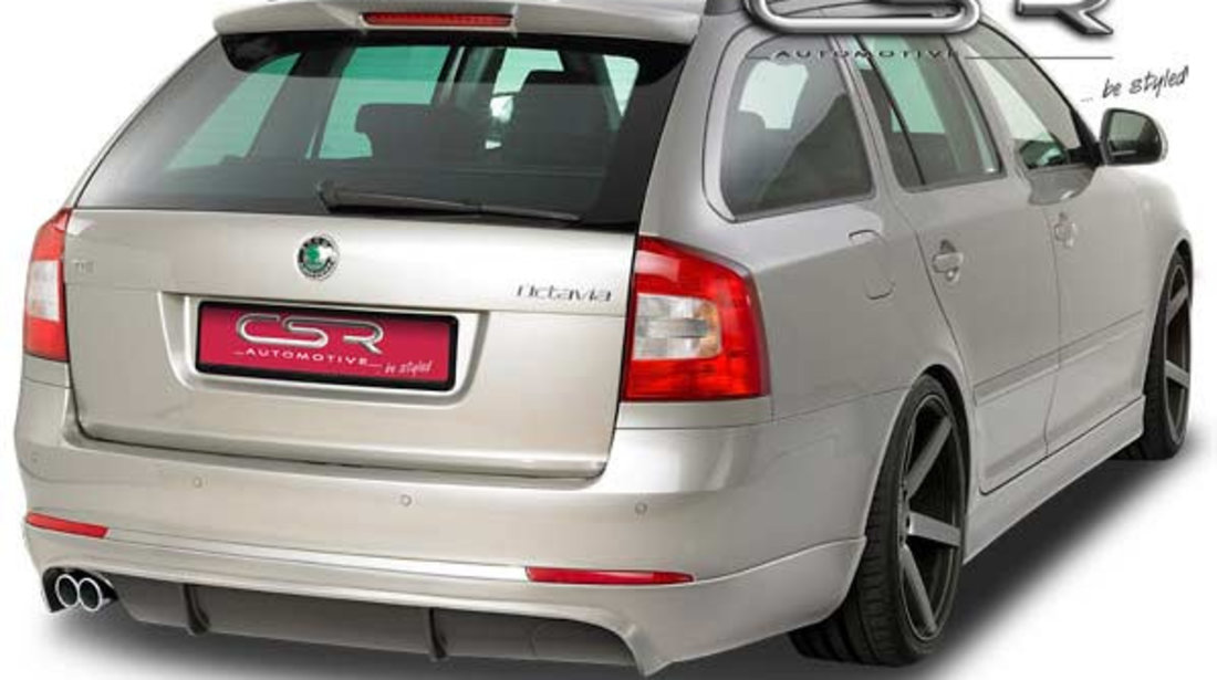 Prelungire bara spate Spoiler Difuzor Skoda Octavia II 1Z ab 2009 CSR-HA068