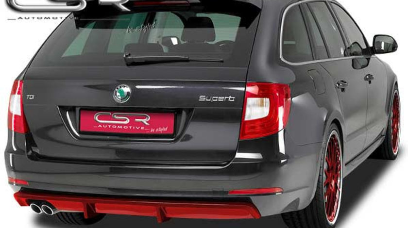 Prelungire bara spate Spoiler Difuzor Skoda Superb II 3T ab 2008 CSR-HA074