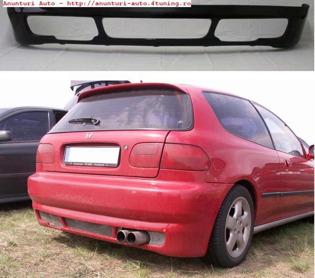 Prelungire bara spate spoiler honda civic 1992 1995