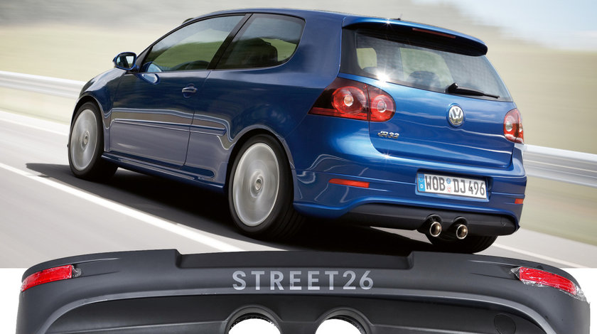 Prelungire bara spate VW GOLF 5 R32 design cu protectie termica