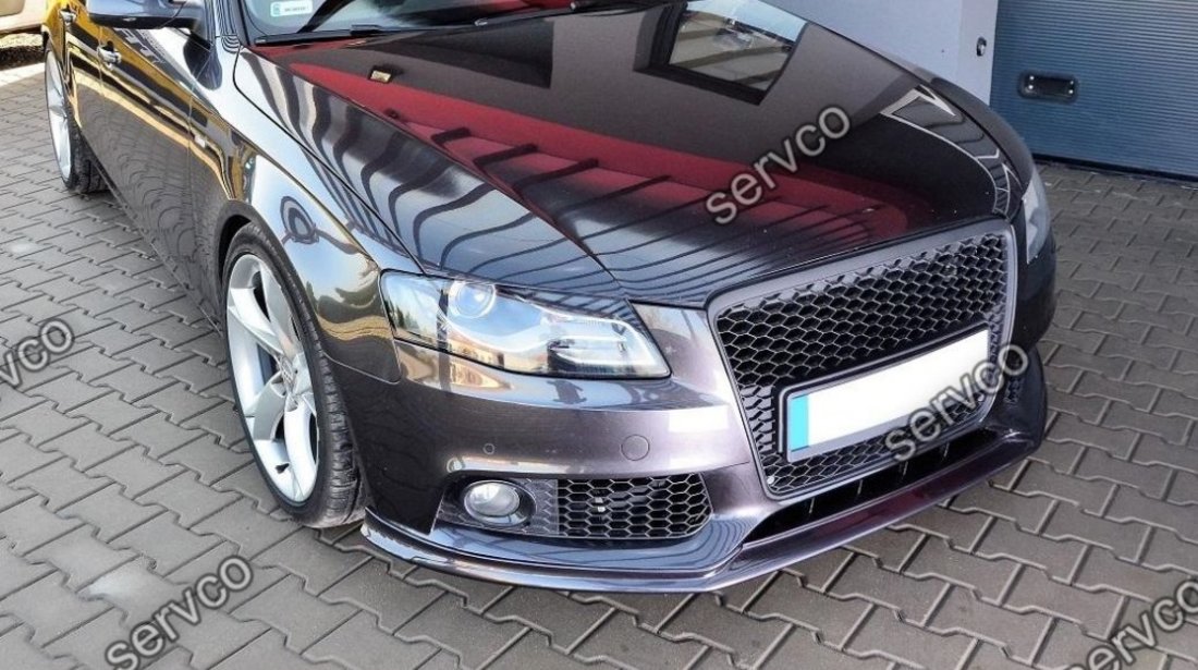 Prelungire buza lip spoiler tuning sport bara fata Audi A4 B8 8K S line RS4 S4 v1