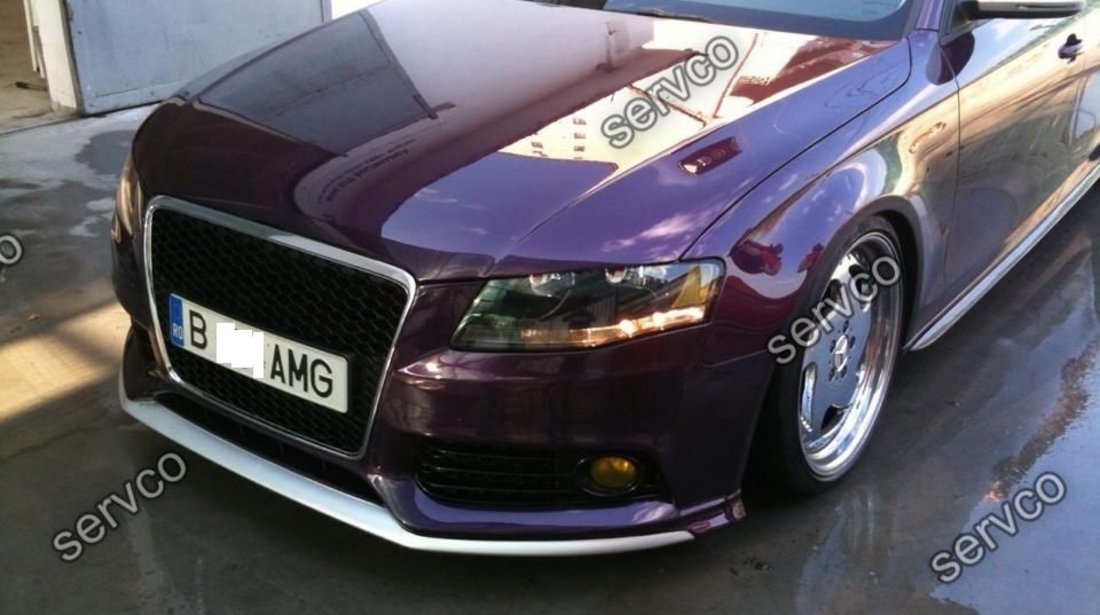 Prelungire buza lip spoiler tuning sport bara fata Audi A4 B8 8K S line RS4 S4 v1