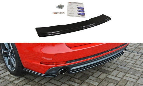 Prelungire Centrala Bara Spate Difuzor Audi A4 B9 S-Line AU-A4-B9-S line-AV-RD1G