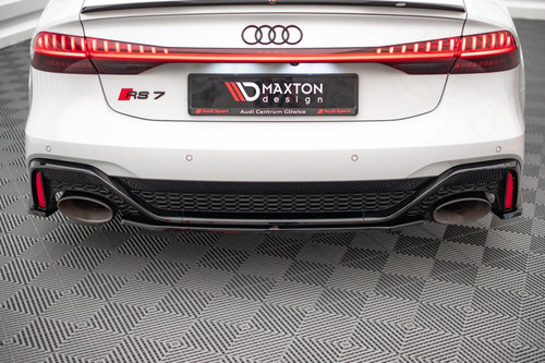 Prelungire Centrala Bara Spate Difuzor Audi RS6 C8 / RS7 C8 AU-RS6-C8-RD1T