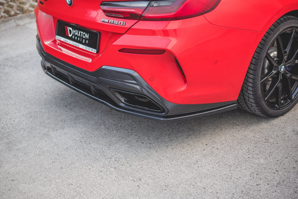 Prelungire Centrala Bara Spate Difuzor BMW 8 Coupe M-Pack G15 BM-M850-G15-RD1T