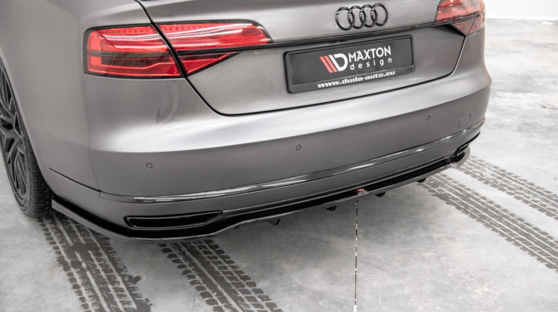 Prelungire Centrala Bara Spate Difuzor ( cu vertical bara) Audi A8 D4 Facelift AU-A8-D4F-RD1C+RD2C