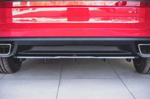 Prelungire Centrala Bara Spate Difuzor ( cu vertical bara) Skoda Kodiaq RS SK-KO-1-RS-RD1T+RD2T