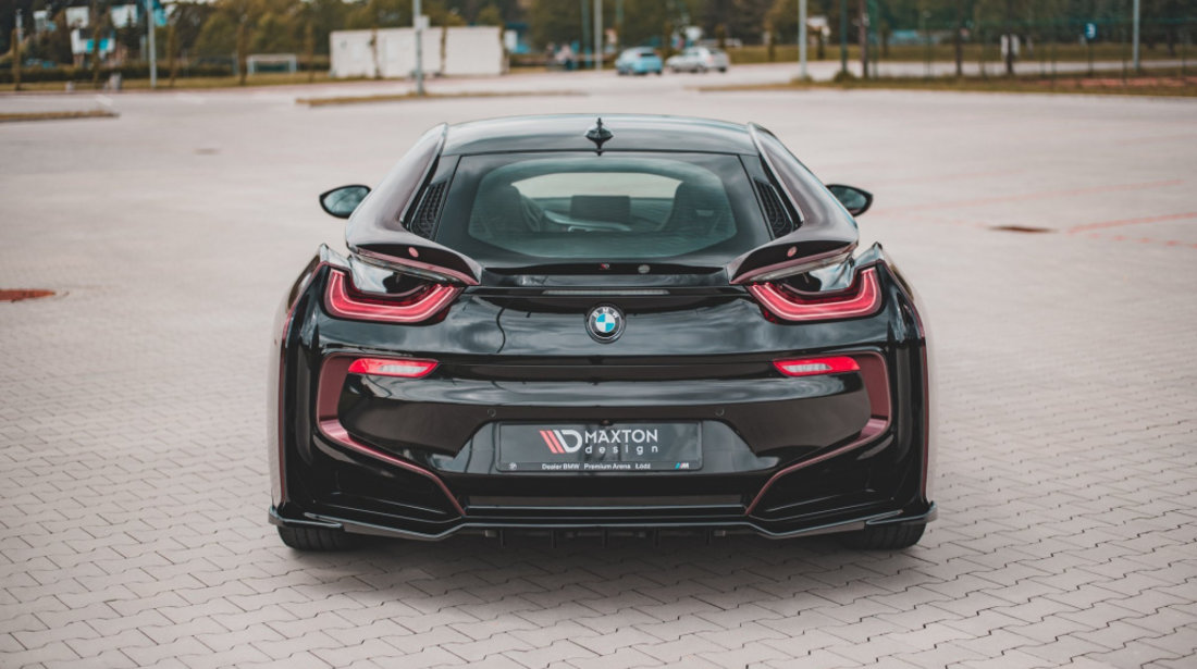 Prelungire Centrala Bara Spate Difuzor ( cu vertical bara) BMW i8 BM-I8-1-RD1G+RD2G