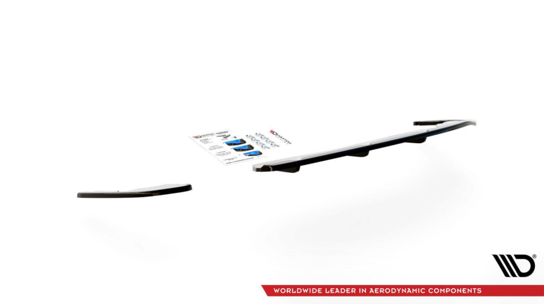 Prelungire Centrala Bara Spate Difuzor ( cu vertical bara) Peugeot 508 GT-Line Mk2 PE-508-2-GTLINE-RD1G+RSD1G