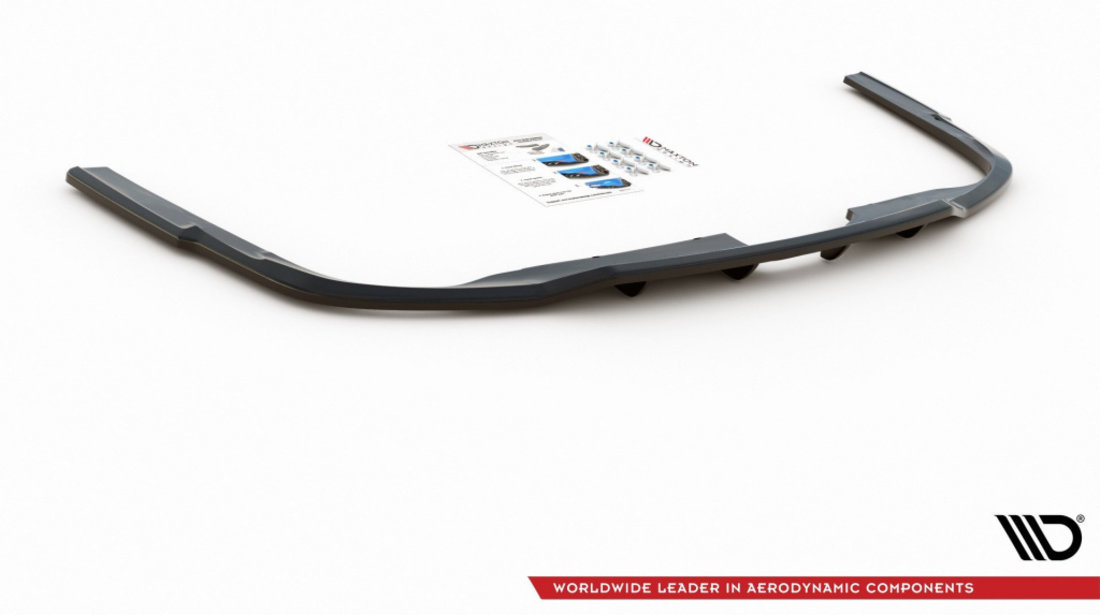 Prelungire Centrala Bara Spate Difuzor ( cu vertical bara) Audi A6 S-Line Avant C8 AU-A6-C8-S line-RD1C+RD2C