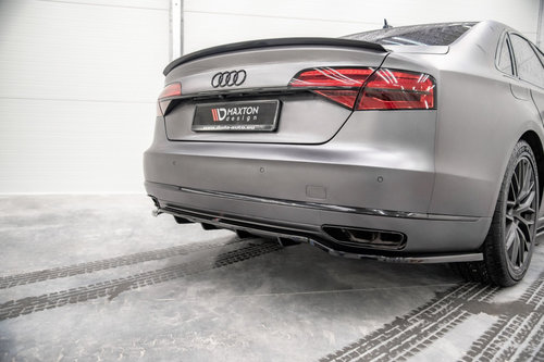 Prelungire Centrala Bara Spate Difuzor ( cu vertical bara) Audi A8 D4 Facelift AU-A8-D4F-RD1G+RD2G