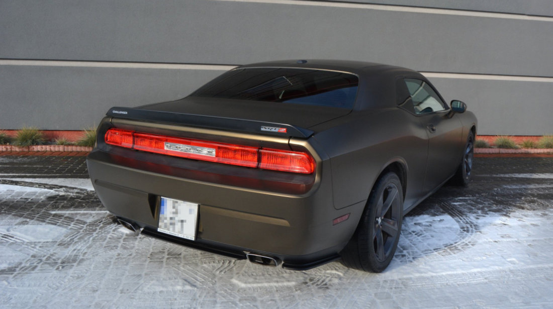 Prelungire Centrala Bara Spate Difuzor DODGE CHALLENGER MK3. PHASE-I SRT8 COUPE ( fara vertical bara) DO-CHL-3-SRT8-RD1T