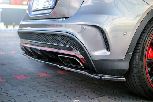 Prelungire Centrala Bara Spate Difuzor ( fara VERTICAL Bara) MERCEDES-BENZ GLA 45 AMG SUV (X156) PRE...