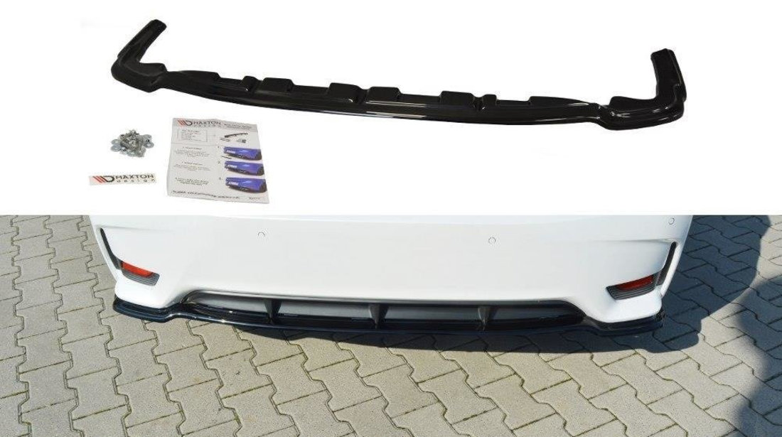 Prelungire Centrala Bara Spate Difuzor Lexus CT Mk1 Facelift ( fara vertical bara) LE-CT-1F-H-RD1G