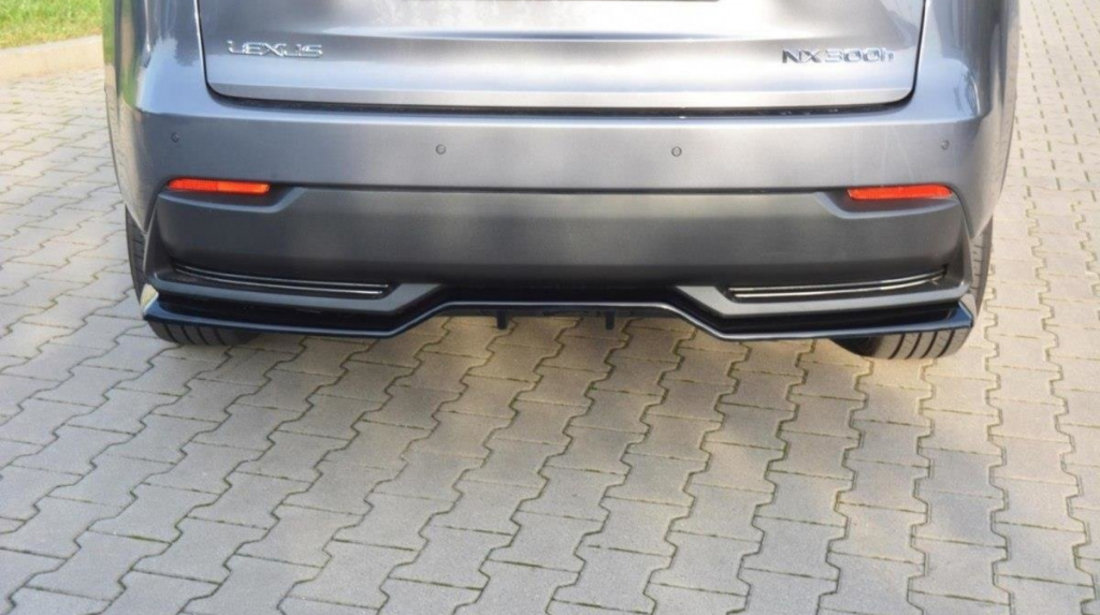 Prelungire Centrala Bara Spate Difuzor Lexus NX Mk1 H ( cu vertical bara) LE-NX-1-H-RD1+RD2C