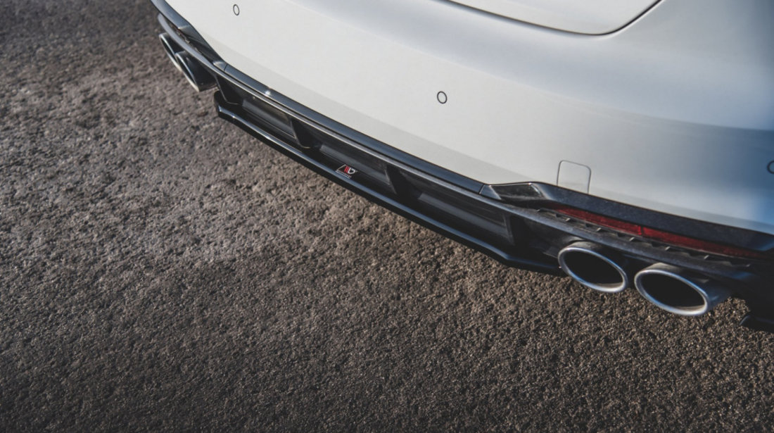 Prelungire Centrala Bara Spate Difuzor pentru Audi S5 Sportback F5 Facelift AU-S5-2F-SB-RD1T