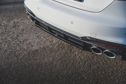 Prelungire Centrala Bara Spate Difuzor pentru Audi S5 Sportback F5 Facelift AU-S5-2F-SB-RD1C
