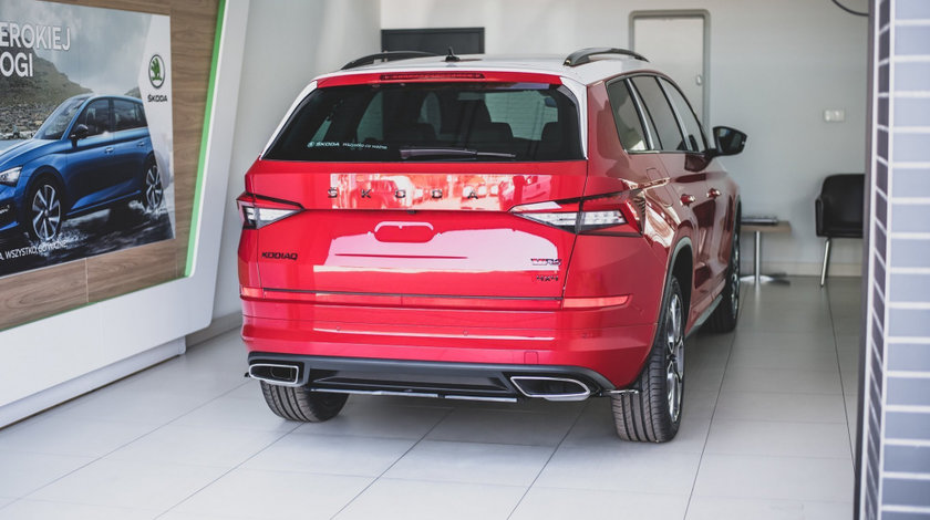 Prelungire Centrala Bara Spate Difuzor Skoda Kodiaq RS SK-KO-1-RS-RD1G