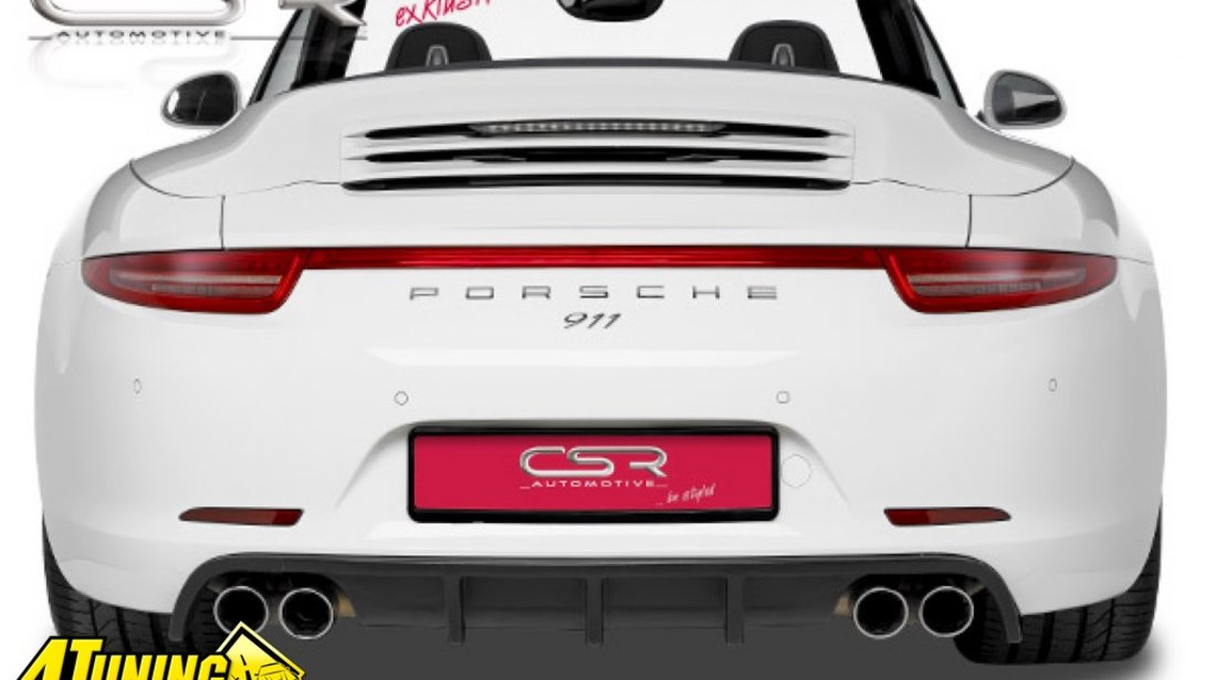 Prelungire Difusor Difuzor Spoiler Bara Spate Porsche 911 991 HA115 si Porsche Boxster 981 Cayman 981C HA118