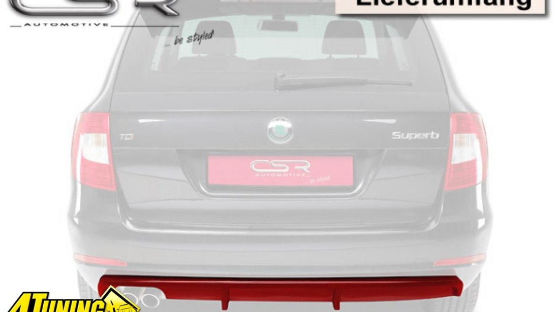 Prelungire Difusor Difuzor Spoiler Bara Spate Skoda Superb II 2 3T Combi HA074