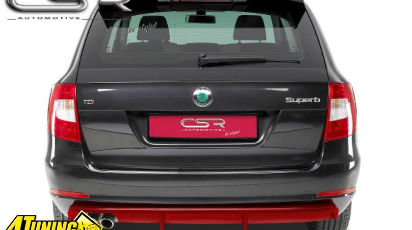 Prelungire Difusor Difuzor Spoiler Bara Spate Skoda Superb II 2 3T Combi HA074