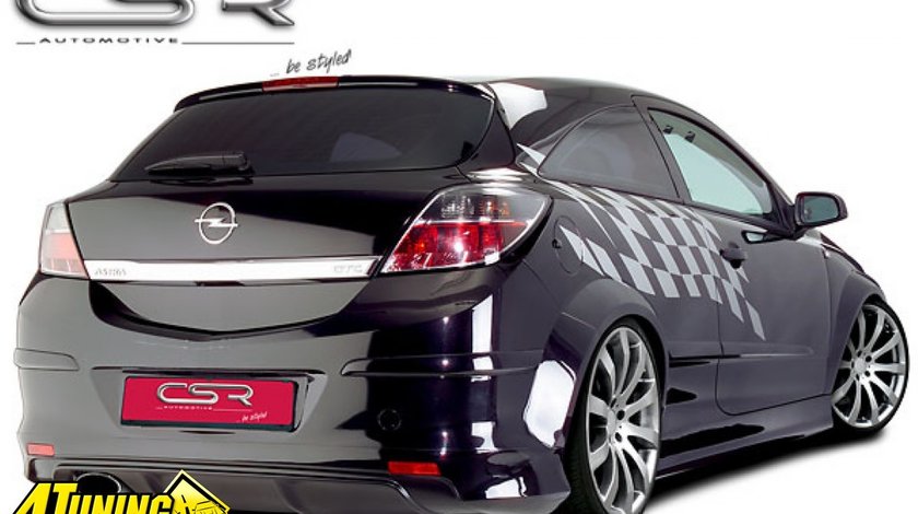 Prelungire Difusor Difuzor Spoiler Bara Spate Opel Astra H GTC 2004 2010 HA003