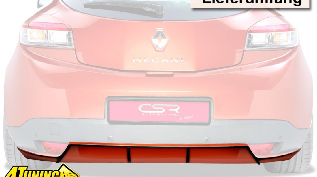 Prelungire Difusor Difuzor Spoiler Bara Spate Renault Megane 3 Coupe HA125