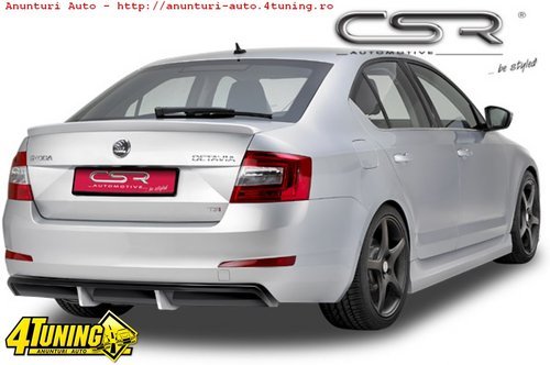 Prelungire Difusor Difuzor Spoiler Bara Spate Skoda Octavia 3 Typ 5E inclusiv Combi HA102 si pt vari...