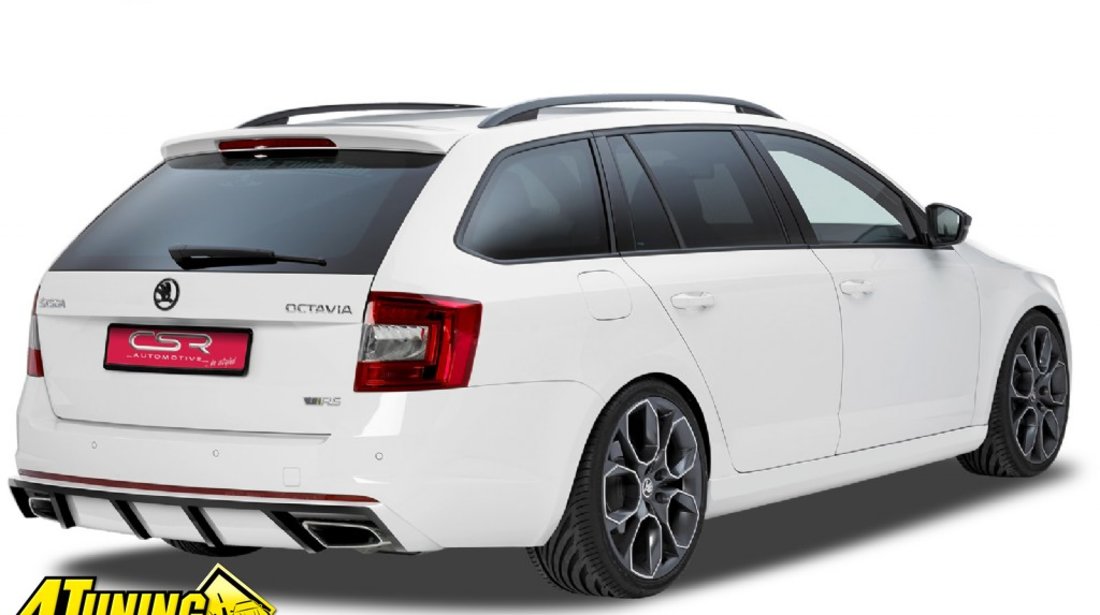 Prelungire Difusor Difuzor Spoiler Bara Spate Skoda Octavia 3 Typ 5E inclusiv Combi HA102 si pt variantele RS HA130 inclusiv combi