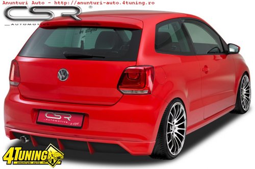 Prelungire Difusor Spoiler Bara Spate VW Polo 5 Typ 6R HA035 si R32 Look VW Polo 5 Typ 6R HA035B