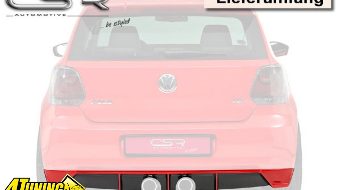 Prelungire Difusor Spoiler Bara Spate VW Polo 5 Typ 6R HA035 si R32 Look VW Polo 5 Typ 6R HA035B