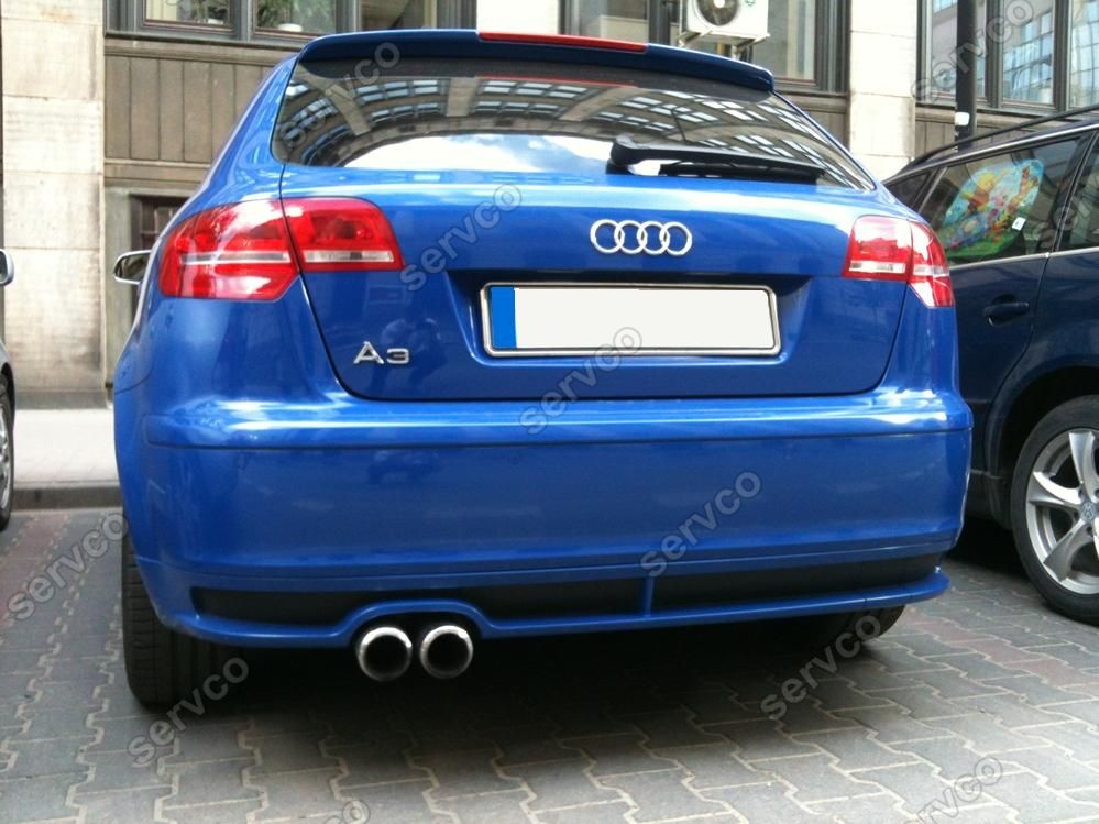 Prelungire difuzor adaos bara spate Audi A3 8P Sportback Votex 2005-2008 v1