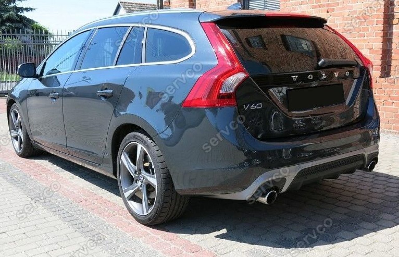 Prelungire difuzor adaos tuning sport bara spate Volvo V60 R 2010-2014 v3