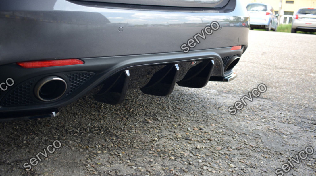 Prelungire difuzor bara spate Alfa Romeo Giulia Veloce 2015- v2 - Maxton Design