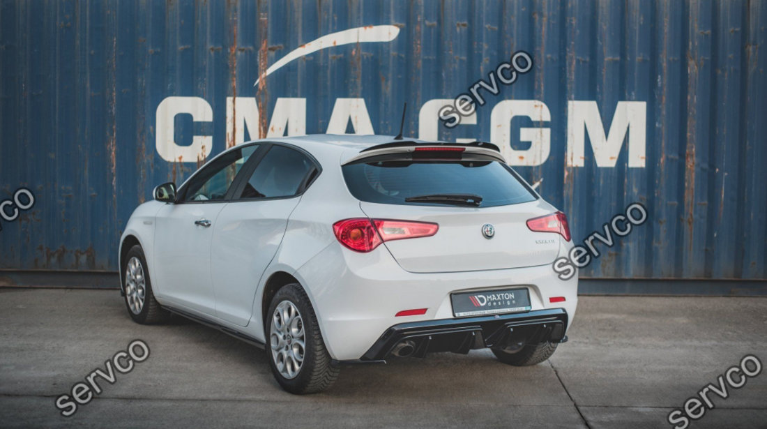 Prelungire difuzor bara spate Alfa Romeo Giulietta Facelift 2016-2020 v4 - Maxton Design