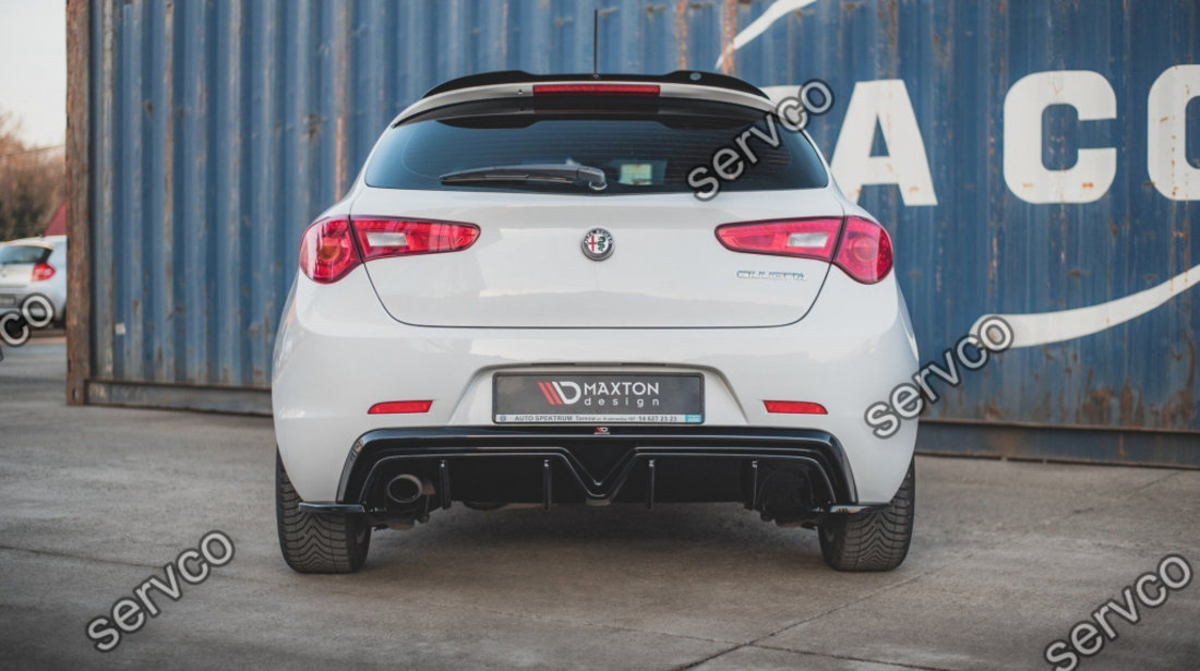 Prelungire difuzor bara spate Alfa Romeo Giulietta Facelift 2016-2020 v4 - Maxton Design